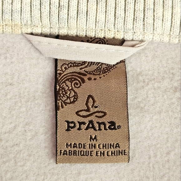 PrAna Martina Button Down Pea Coat in Ivory Sand Size Medium - Picture 9 of 15